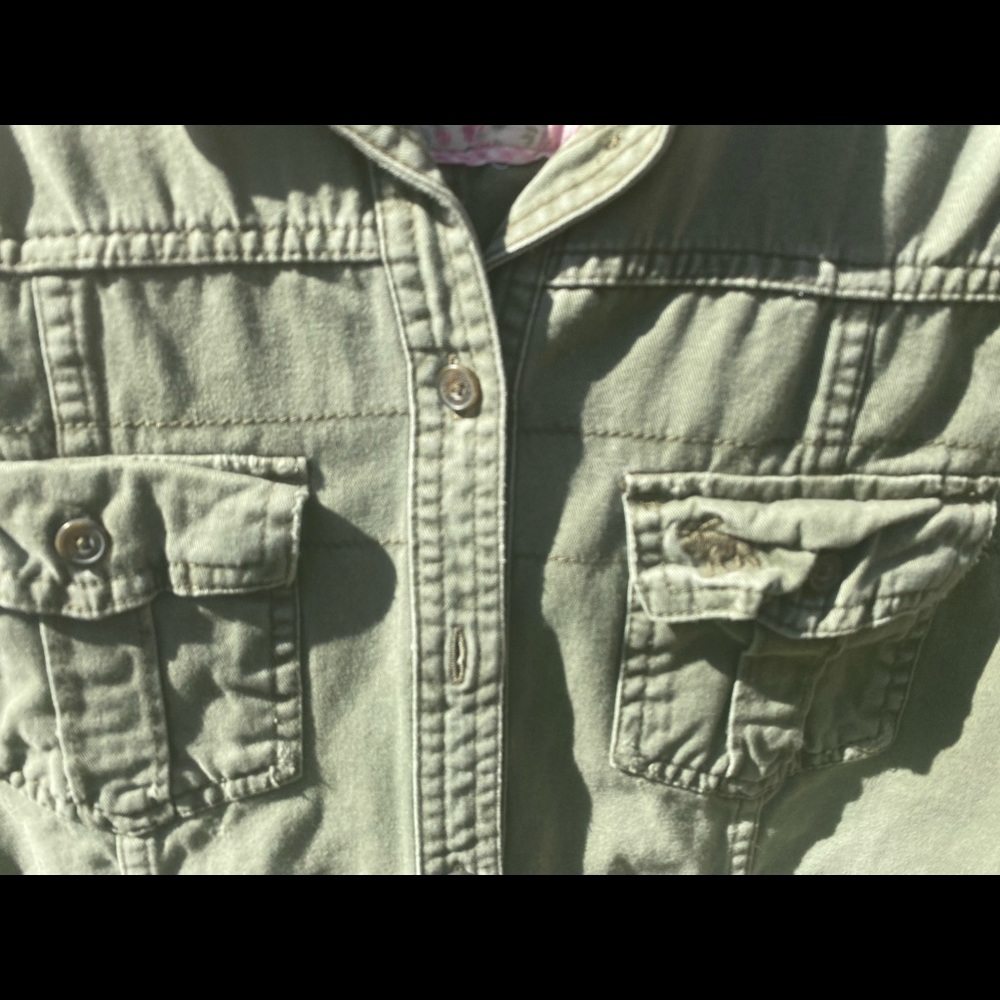 Abercrombie & Fitch-Sz L-shirt/jacket - Picture 2 of 5